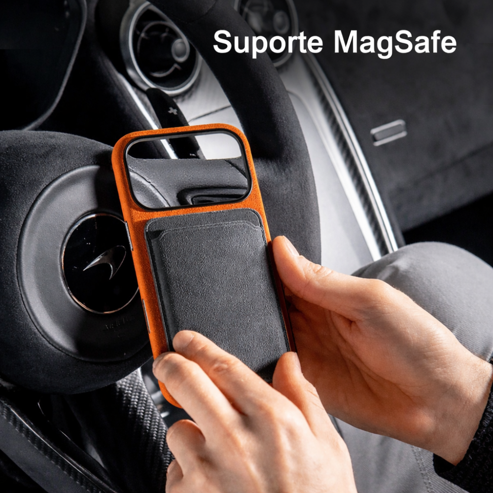Case MagSafe | Alcântara Italiana Premium para iPhone