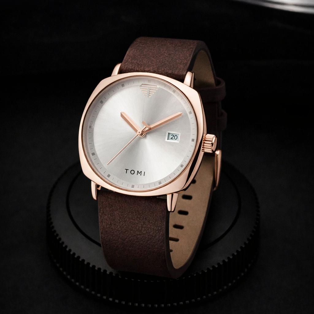 Relógio Masculino Signature em Couro | Calendário Quartz