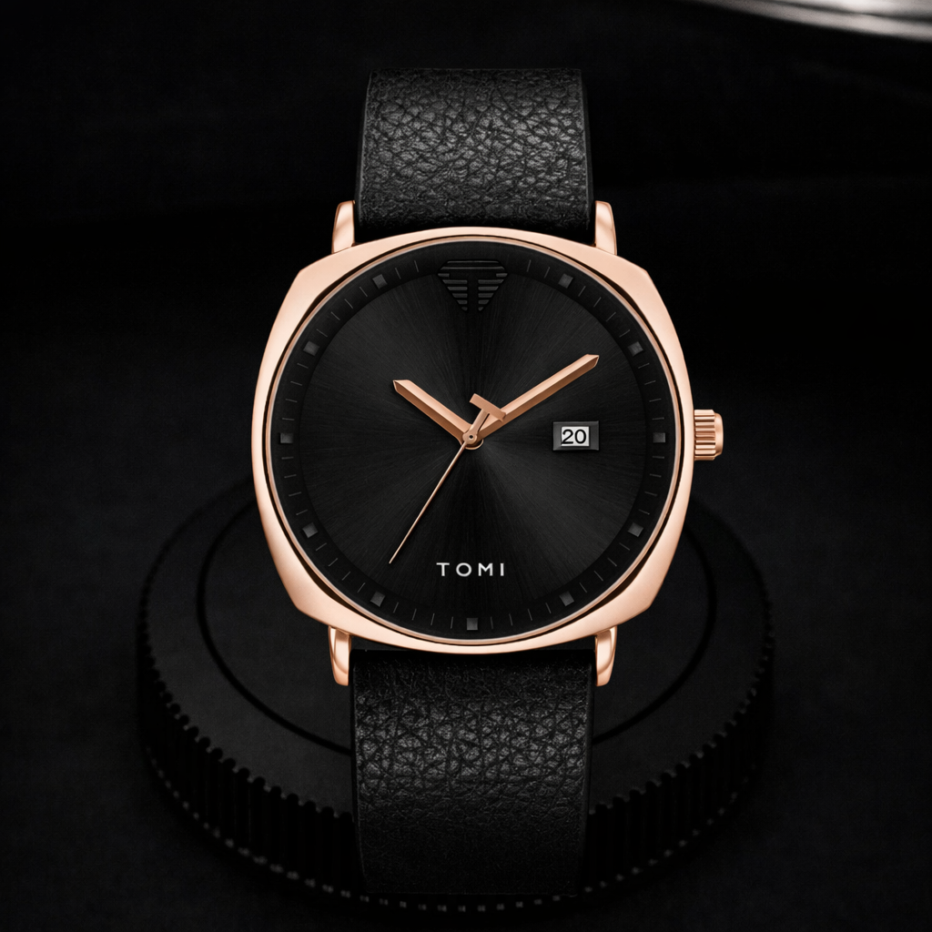 Relógio Masculino Signature em Couro | Calendário Quartz