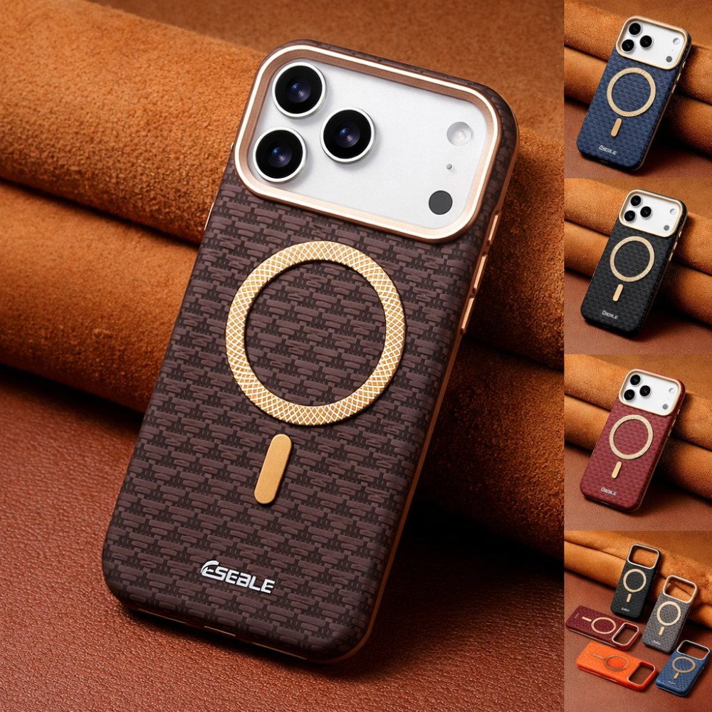 Case MagSafe Business | Couro Premium para iPhone