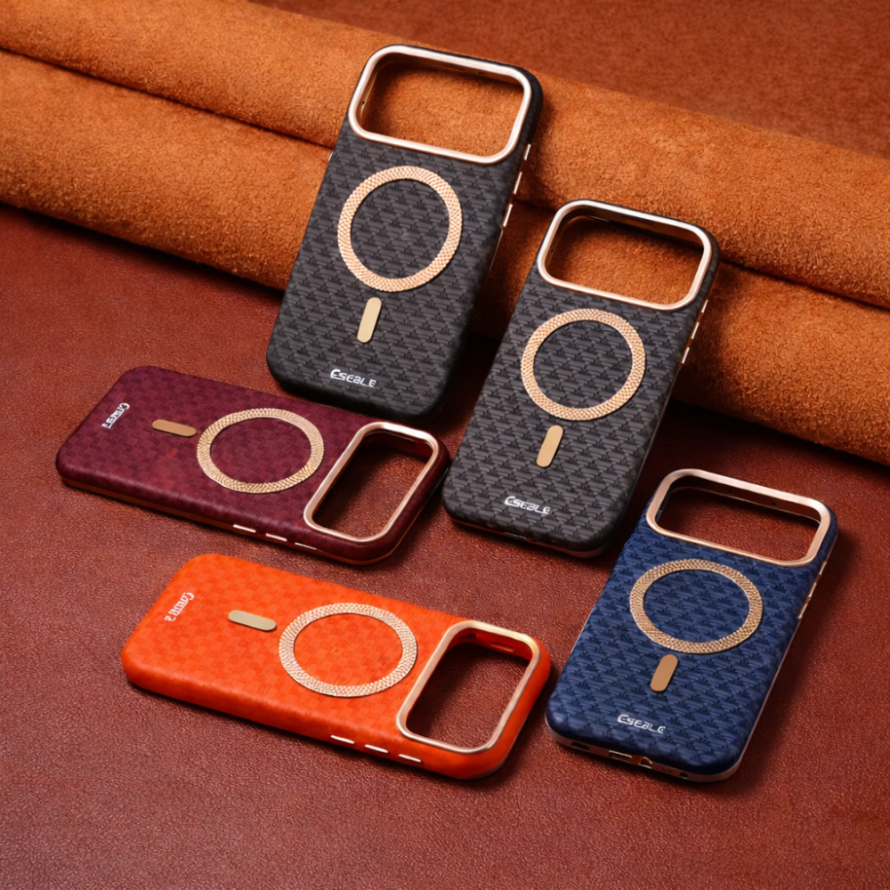 Case MagSafe Business | Couro Premium para iPhone