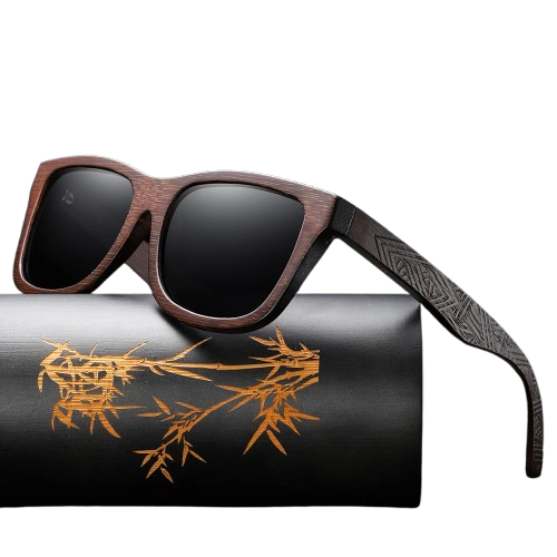 Óculos de Sol em Madeira Natural com Lentes Polarizadas | Artesanal Exclusivo