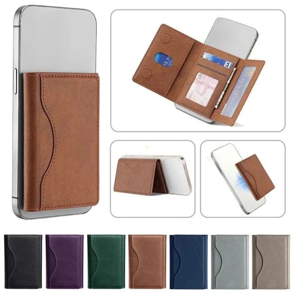 Carteira Magnética MagSafe iPhone Luxury | Wallet em Couro