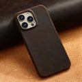 Case MagSafe Minimalista | Couro Premium para iPhone