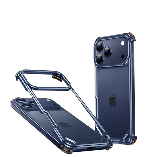 Case Metálica de Luxo para iPhone | Design Ultra Minimalista