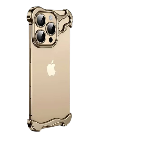 Case em Alumínio Premium | Borda Metálica e Proteção de Câmera para iPhone