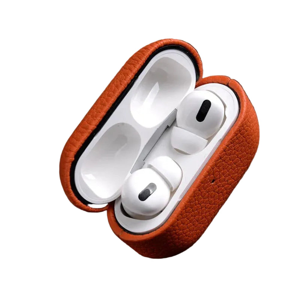 Case em Couro Natural Full-Grain | AirPods Pro